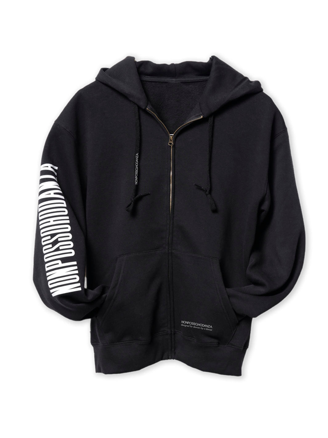 Felpa zip NONPOSSOHODANZA PERSONALIZZABILE