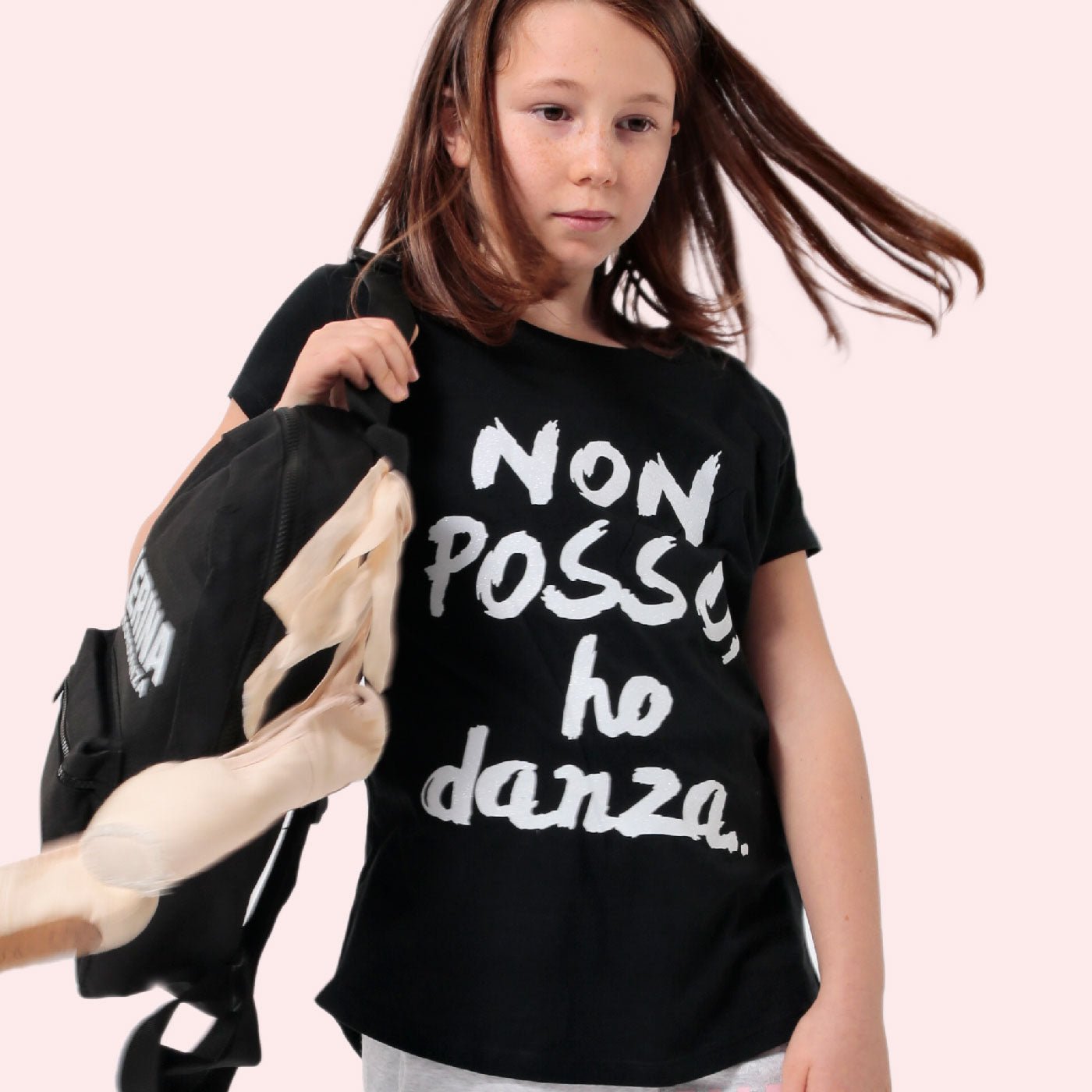 T-SHIRT LOGO GIRL, Non Posso Ho Danza – Non Posso, Ho