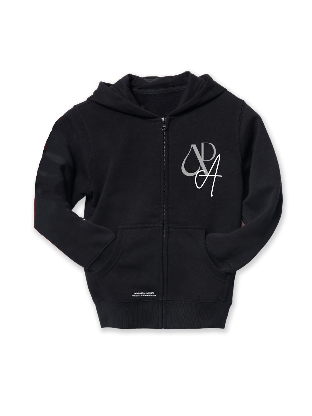 ALL DANCE ACADEMY • FELPA ZIP SCUOLA KID - Non Posso, Ho Danza.