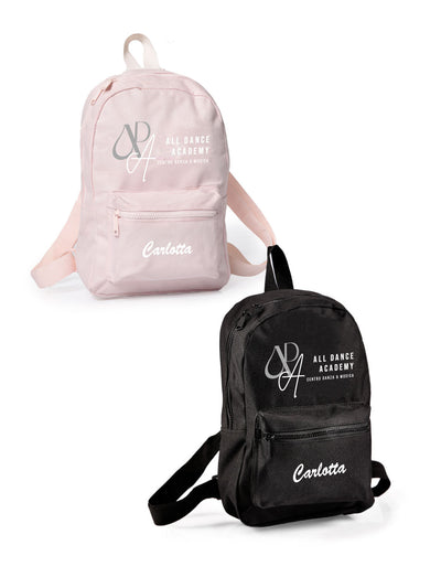 ALL DANCE ACADEMY • MINI ZAINO SCHOOL PERSONALIZZABILE - BLACK & SOFT ROSE - Non Posso, Ho Danza.