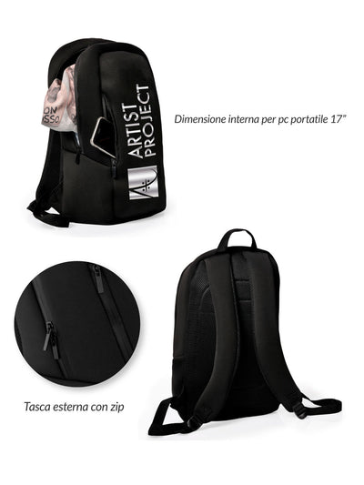 ARTIST PROJECT • ZAINO SCUBA STREET CHIC PERSONALIZZABILE - SCHOOL - Non Posso, Ho Danza.