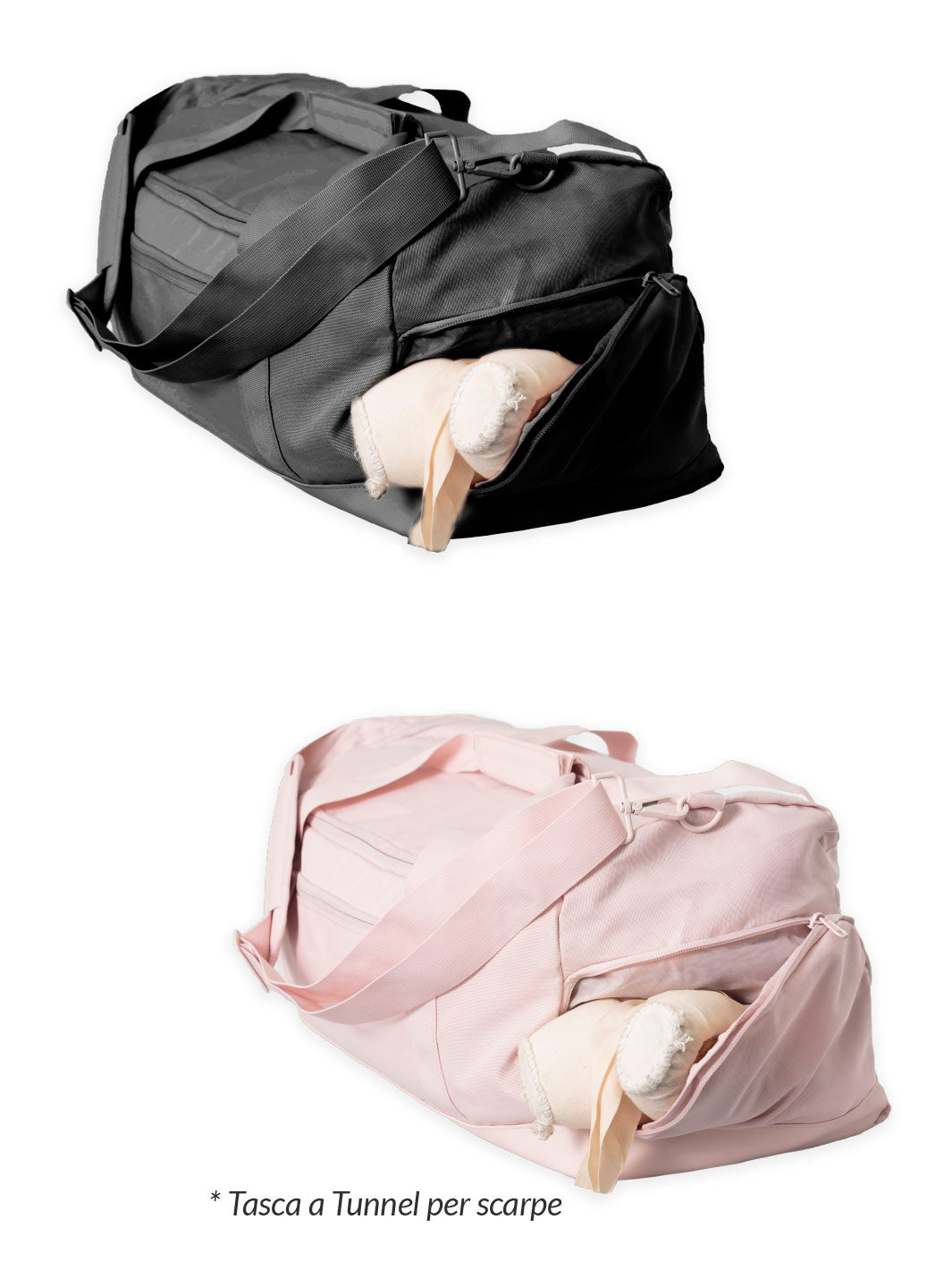 bags Classic School - Black & Soft Rose • CENTRO DANZA L'INFINITO - Non Posso, Ho Danza.