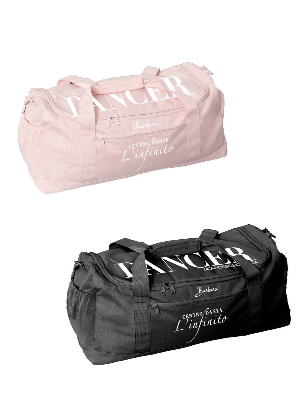 bags Classic School Small/kid - Black & Soft Rose • CENTRO DANZA L'INFINITO - Non Posso, Ho Danza.