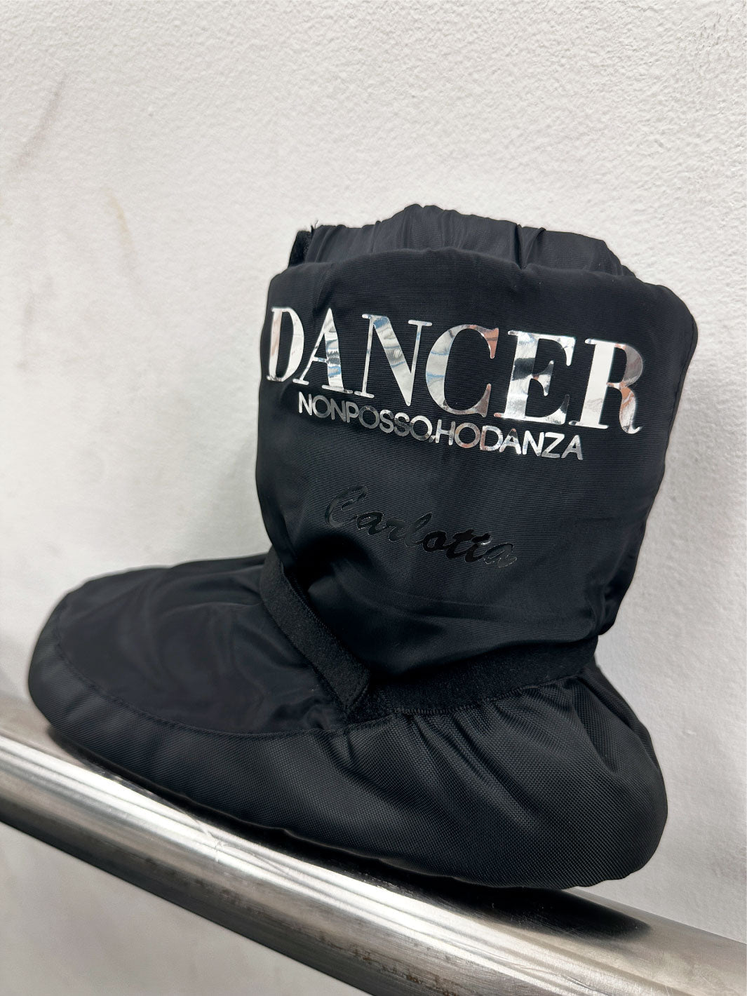 BALLET BOOT • MODELLO 8 • LOGO ARGENTO SPECCHIO - Non Posso, Ho Danza.