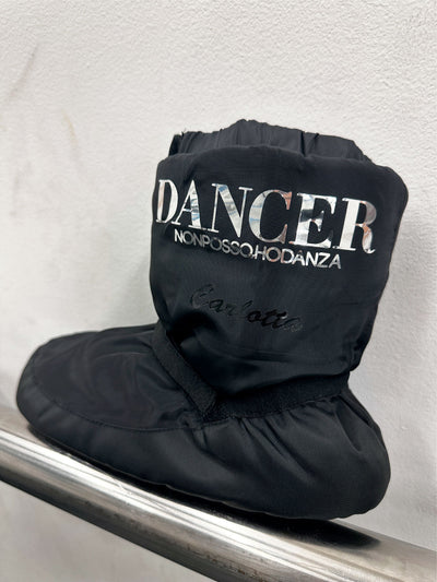 BALLET BOOT • MODELLO 8 • LOGO ARGENTO SPECCHIO - Non Posso, Ho Danza.