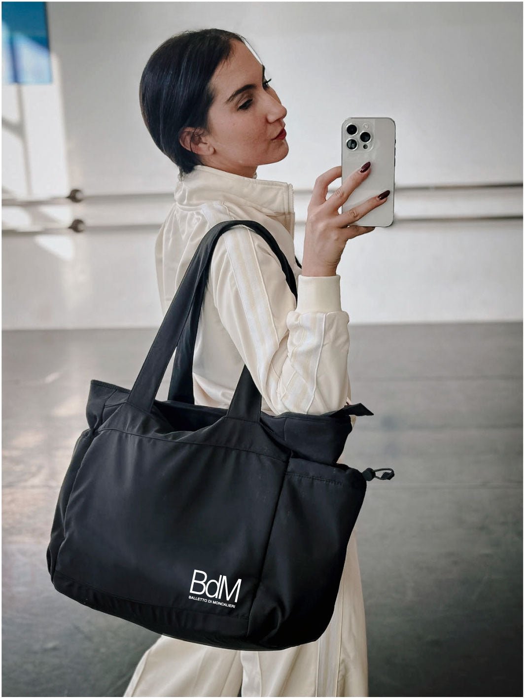 BDM • BAG MAXI TOTE PERSONALIZZABILE - Non Posso, Ho Danza.
