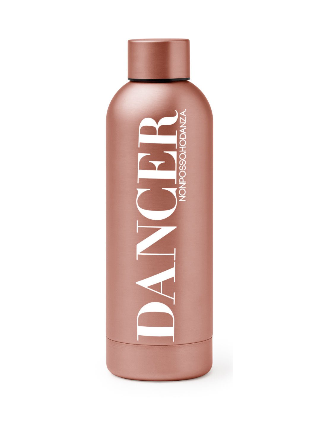 BORRACCIA TERMICA "DANCER" PERSONALIZZABILE - COLORE ORO/ROSA - Non Posso, Ho Danza.