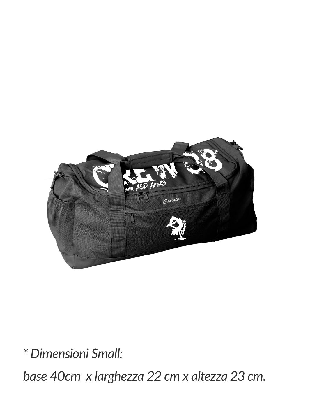 CREW 08 • bags Classic School Small/kid • PERSONALIZZABILE - Non Posso, Ho Danza.