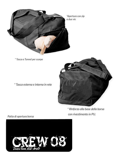 CREW 08 • bags Classic School Small/kid • PERSONALIZZABILE - Non Posso, Ho Danza.