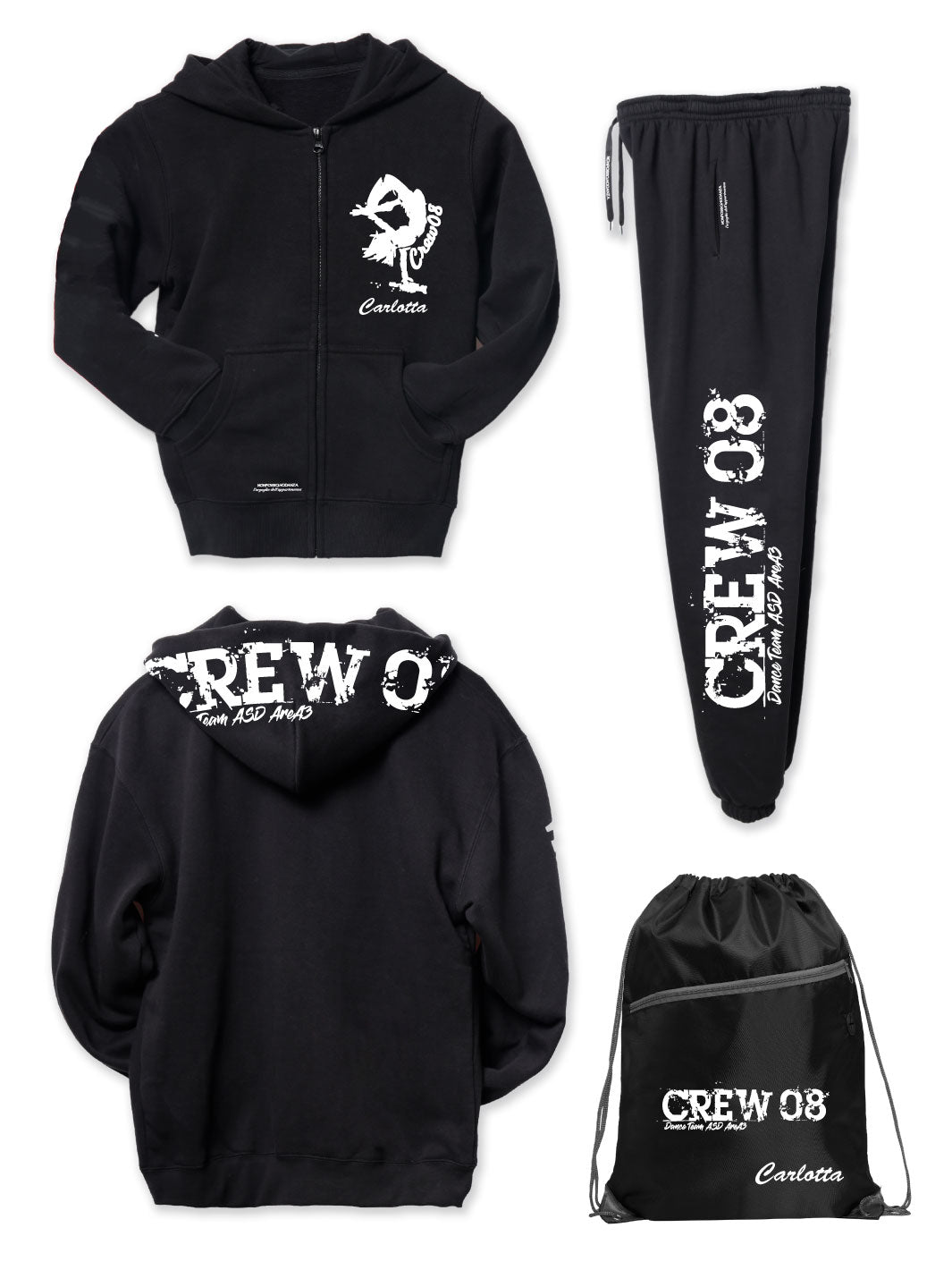 CREW 08 • DIVISA SCUOLA KID DA 5/6 A 9/11 ANNI - Non Posso, Ho Danza.