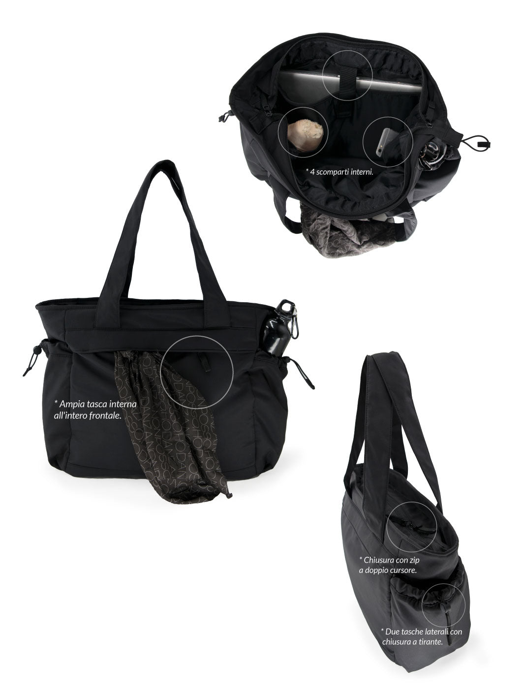 CREW 08 • Maxi tote baG • PERSONALIZZABILE - Non Posso, Ho Danza.