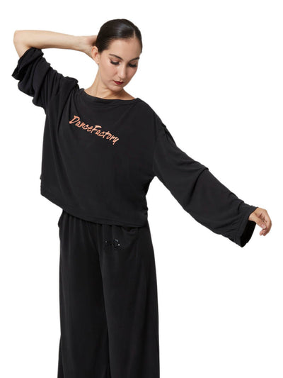 DANCE FACTORY • T-shirt Modal ClassChic Manica lunga - Non Posso, Ho Danza.