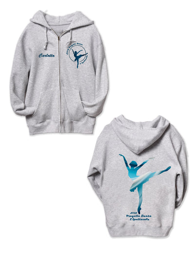 DANZA & SPETTACOLO • FELPA ZIP DA XS A XL - Non Posso, Ho Danza.