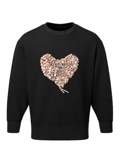 FELPA ICONIC - GRANDE CUORE - Non Posso, Ho Danza.