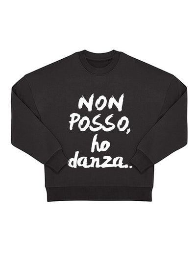 FELPA ICONIC - LOGO NON POSSO HO DANZA - Non Posso, Ho Danza.
