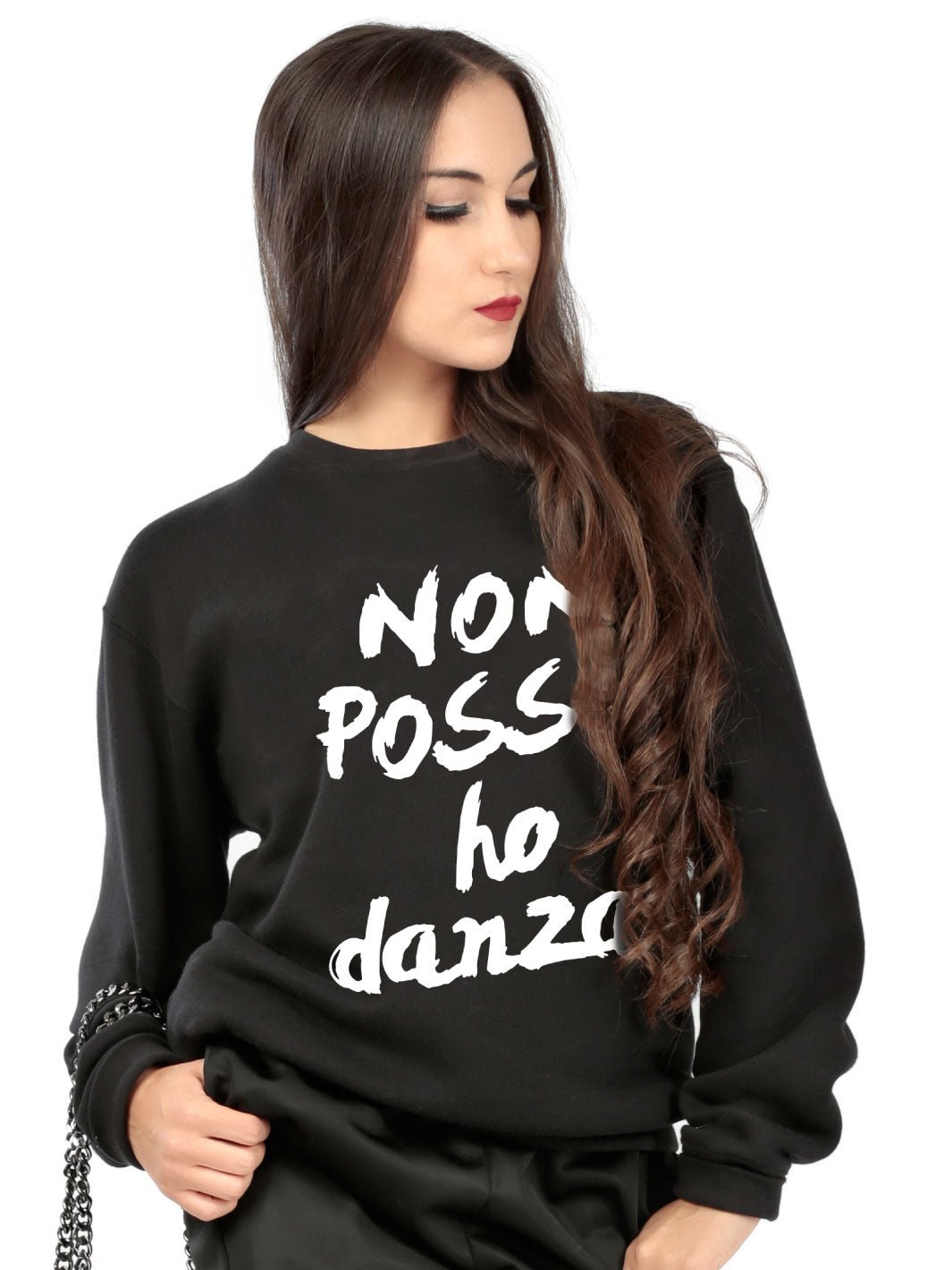 FELPA ICONIC - LOGO NON POSSO HO DANZA - Non Posso, Ho Danza.