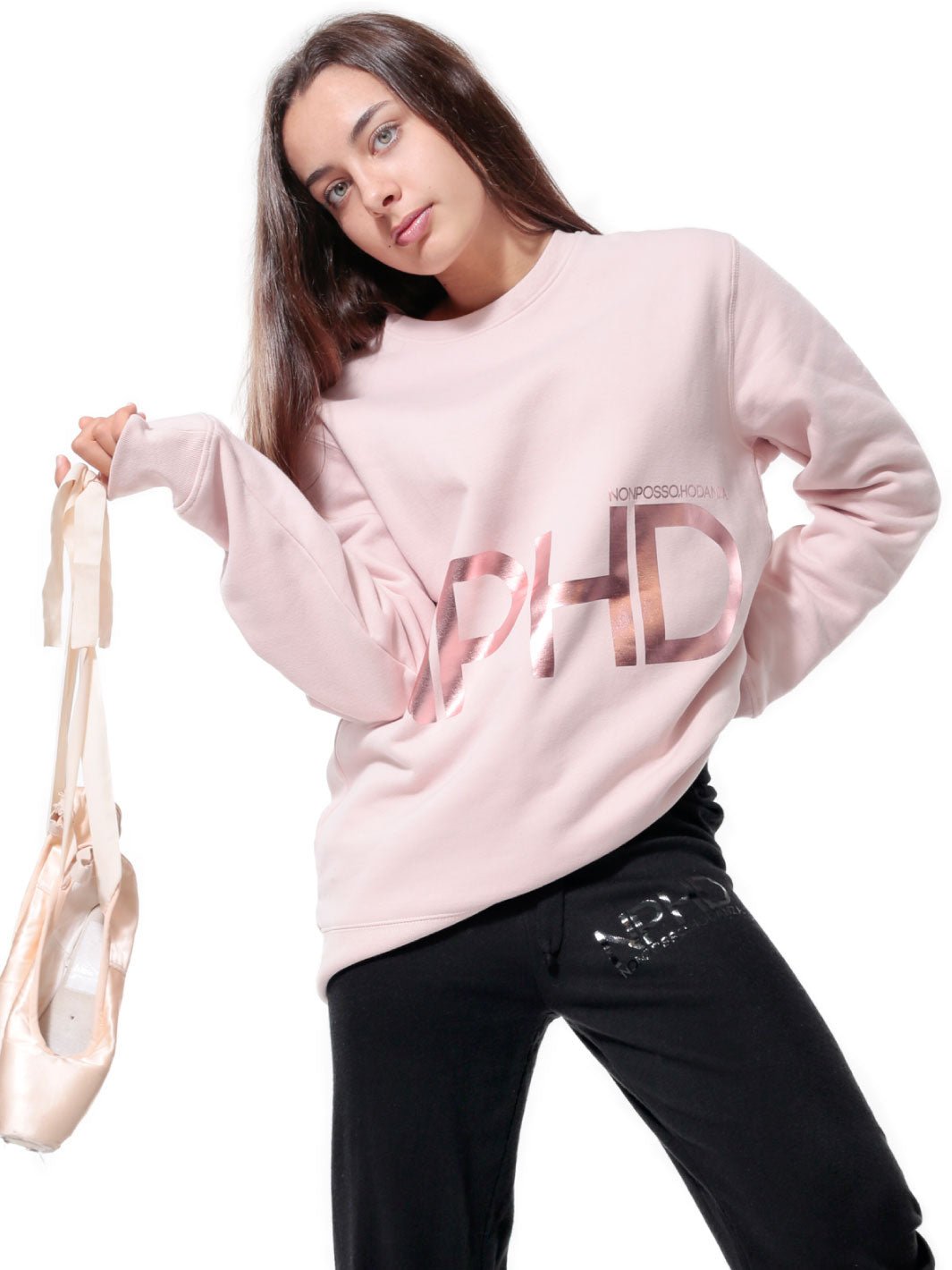 FELPA ICONIC - NPHD SOFT GOLD ROSE - Non Posso, Ho Danza.