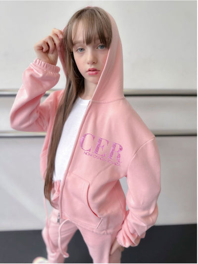 FELPA ZIP LIGHT ROSE - Dancer Girl - Non Posso, Ho Danza.
