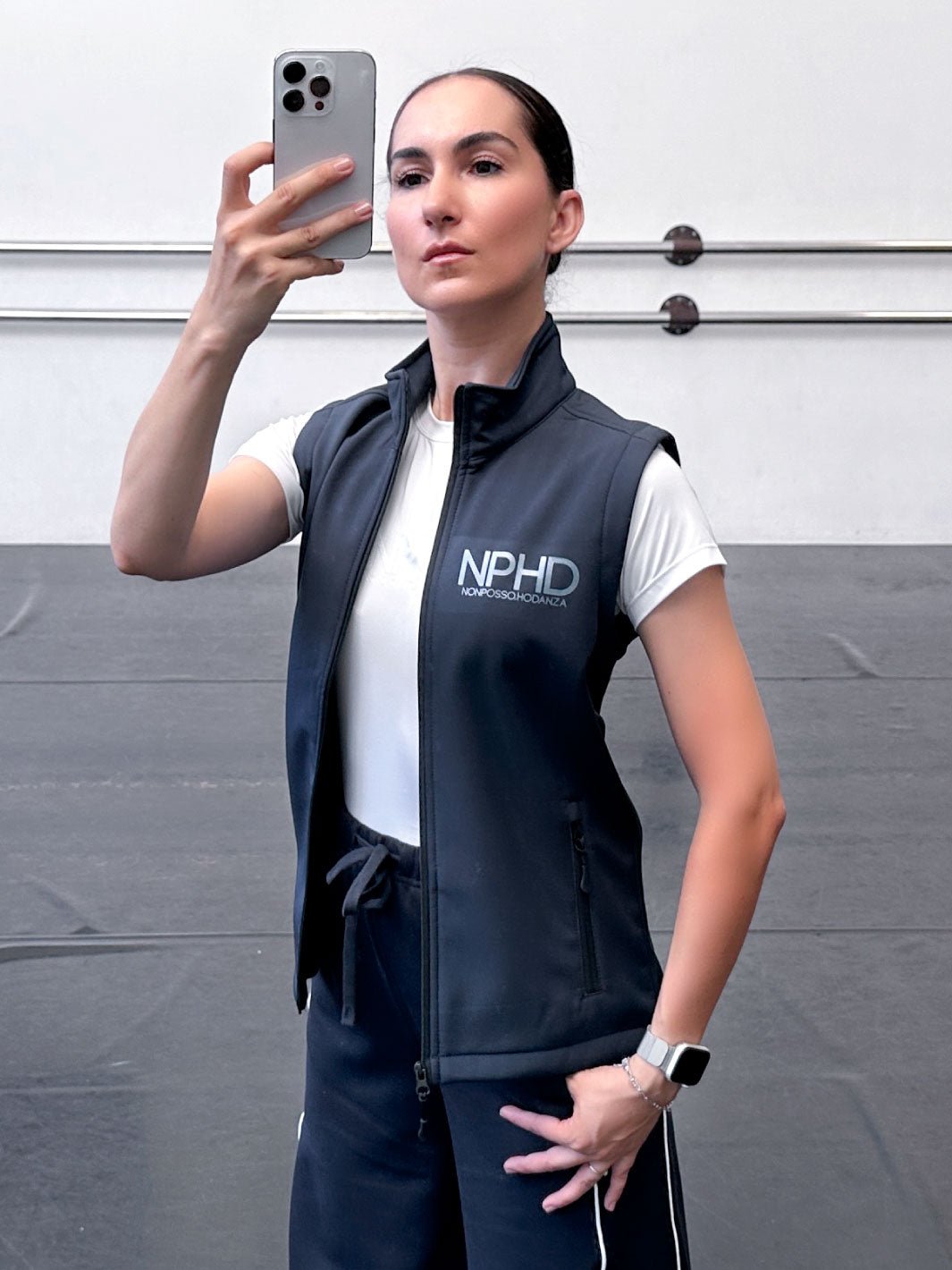 GILET SMANICATO SOFTSHELL BLUE CLASSIC PERSONALIZZABILE • NEW IN 2026 - Non Posso, Ho Danza.