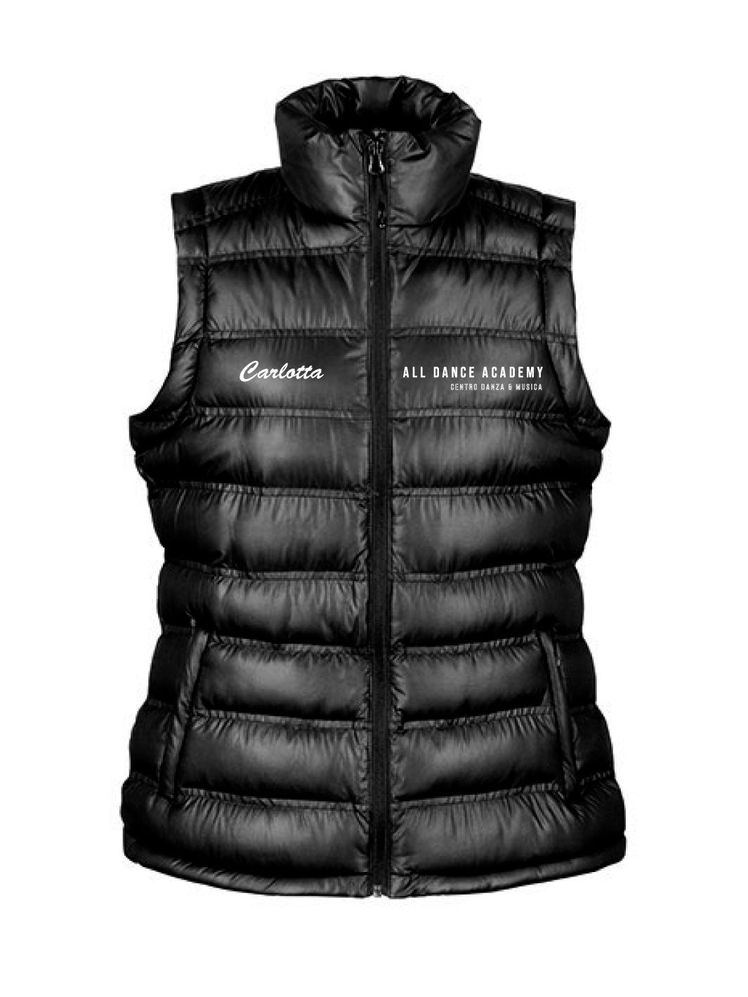 ALL DANCE ACADEMY • GILET piumino PERSONALIZZABILE