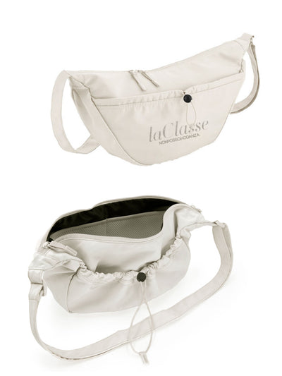 PUFFY HOBO BAG - colore cloud