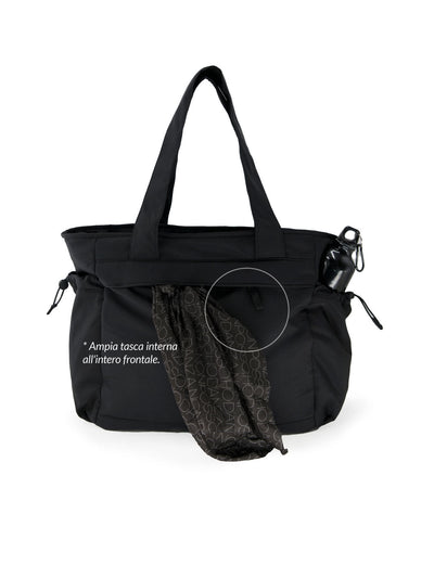 IPDP • Maxi tote bag, Black & Soft Pink - Non Posso, Ho Danza.