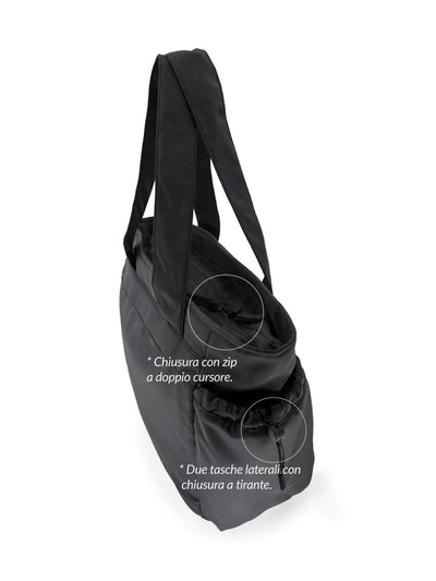 IPDP • Maxi tote bag, Black & Soft Pink - Non Posso, Ho Danza.