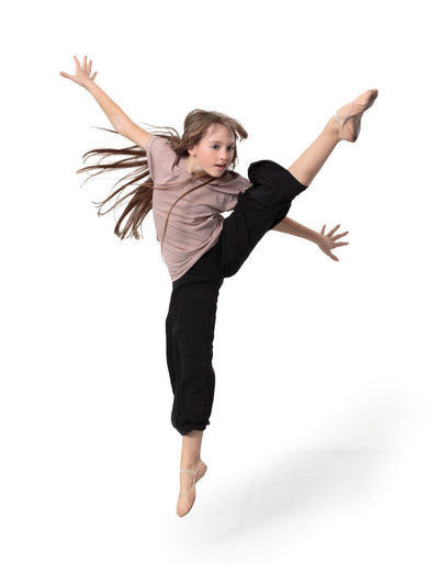 IPDP • T-shirt Rosa Cipria Contemporary Girls Modal - Non Posso, Ho Danza.