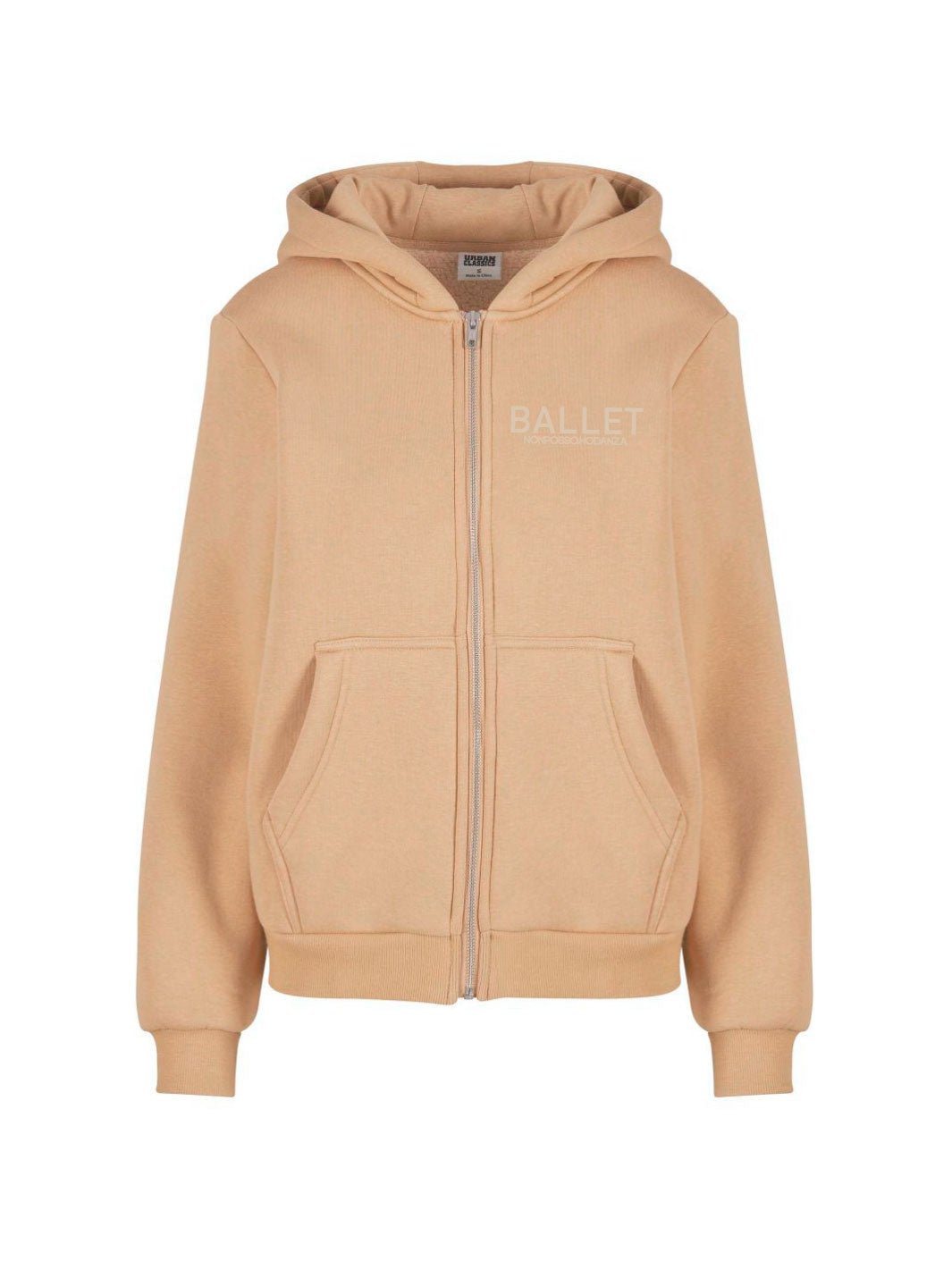 JACKET Bonded Sherpa Zip Hoody - beige - Non Posso, Ho Danza.