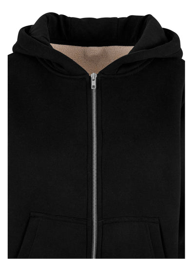 JACKET Bonded Sherpa Zip Hoody - BLACK - Non Posso, Ho Danza.