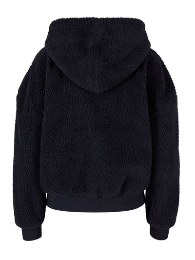 JACKET Fashion Sherpa Zip Hoody - BLACK - Non Posso, Ho Danza.