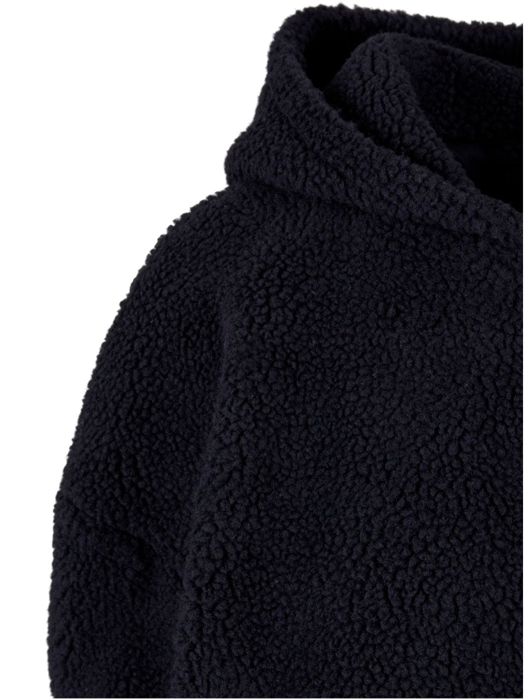 JACKET Fashion Sherpa Zip Hoody - BLACK - Non Posso, Ho Danza.