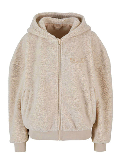 JACKET Fashion Sherpa Zip Hoody - NATURAL - Non Posso, Ho Danza.