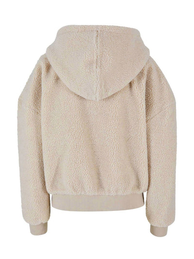 JACKET Fashion Sherpa Zip Hoody - NATURAL - Non Posso, Ho Danza.