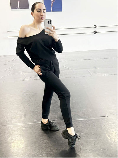 JUMPSUITE GRANDE SCOLLO E MANICA LUNGA - Non Posso, Ho Danza.