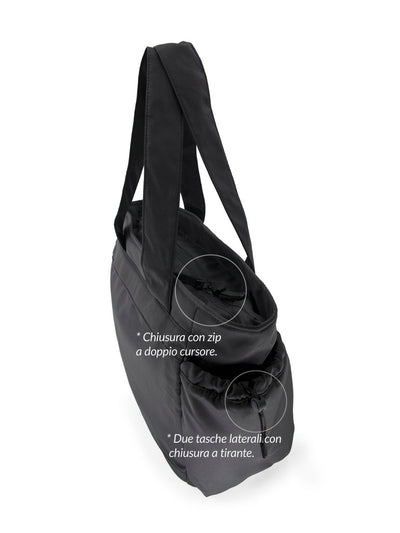 Maxi tote bag, black • FLEXPOINT - Non Posso, Ho Danza.