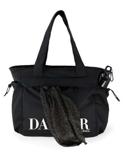 MAXI TOTE BAG PUFFY MULTITASKING - BLACK/DANCER PERSONALIZZBILE - Non Posso, Ho Danza.