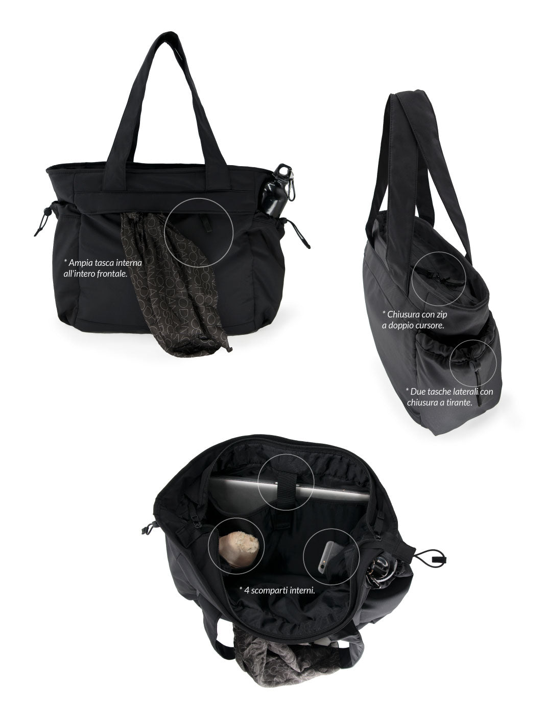 NEW DANCE • MAXI TOTE PERSONALIZZABILE - Non Posso, Ho Danza.