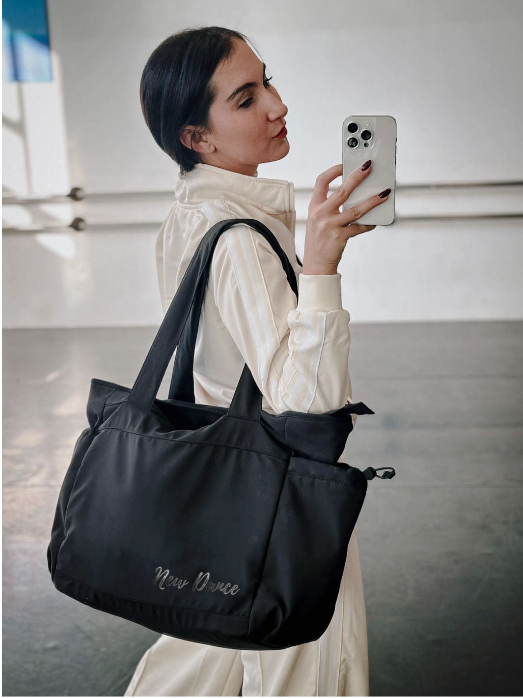 NEW DANCE • MAXI TOTE PERSONALIZZABILE - Non Posso, Ho Danza.