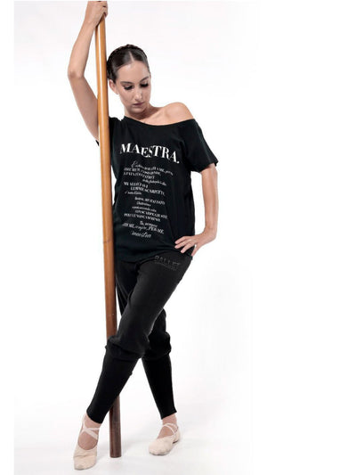 PANTA ACCADEMICO LANA LOGO BALLET STUDIO - Non Posso, Ho Danza.