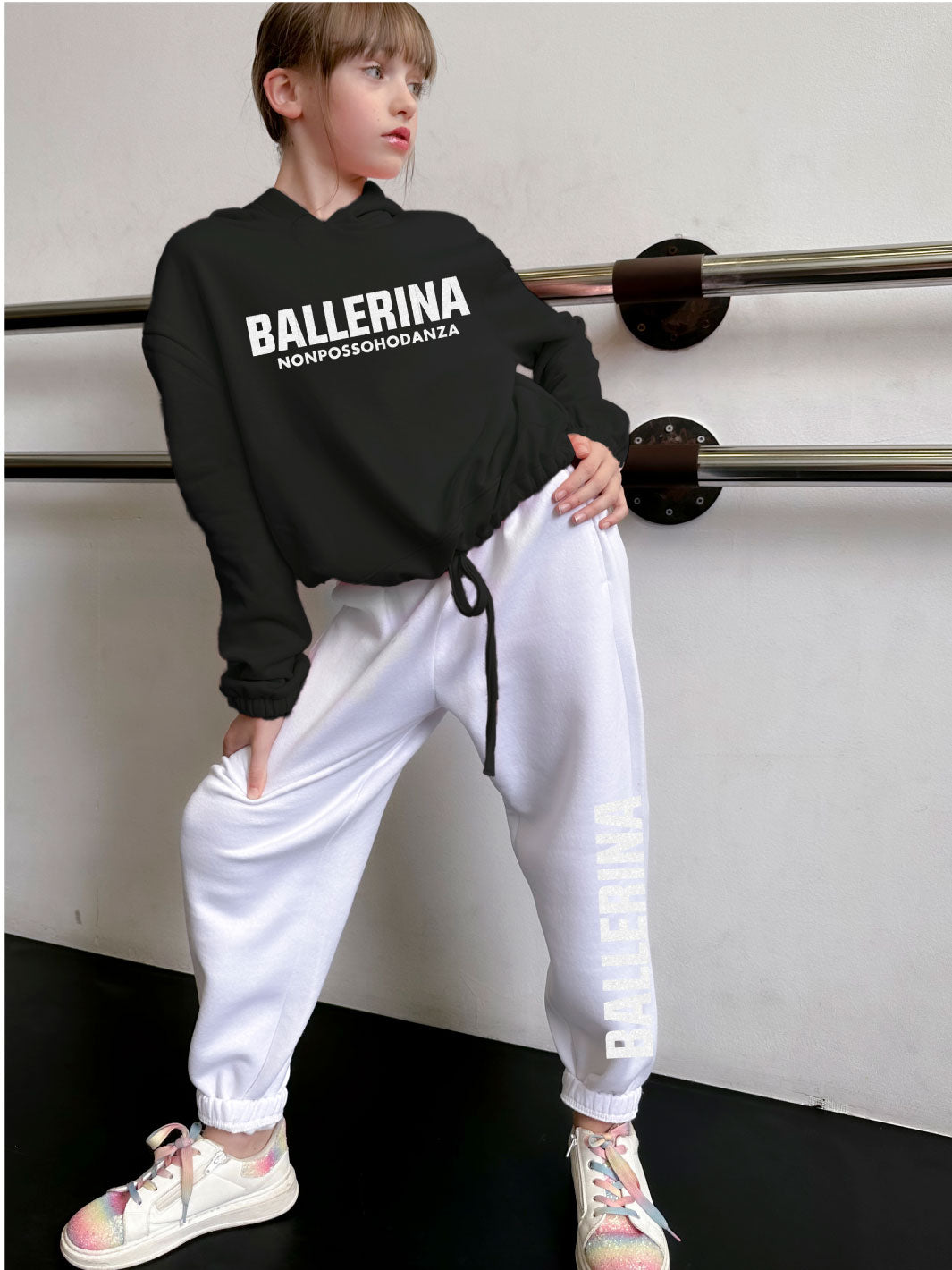 PANTALONE BALLERINA WHITE Girl - Non Posso, Ho Danza.