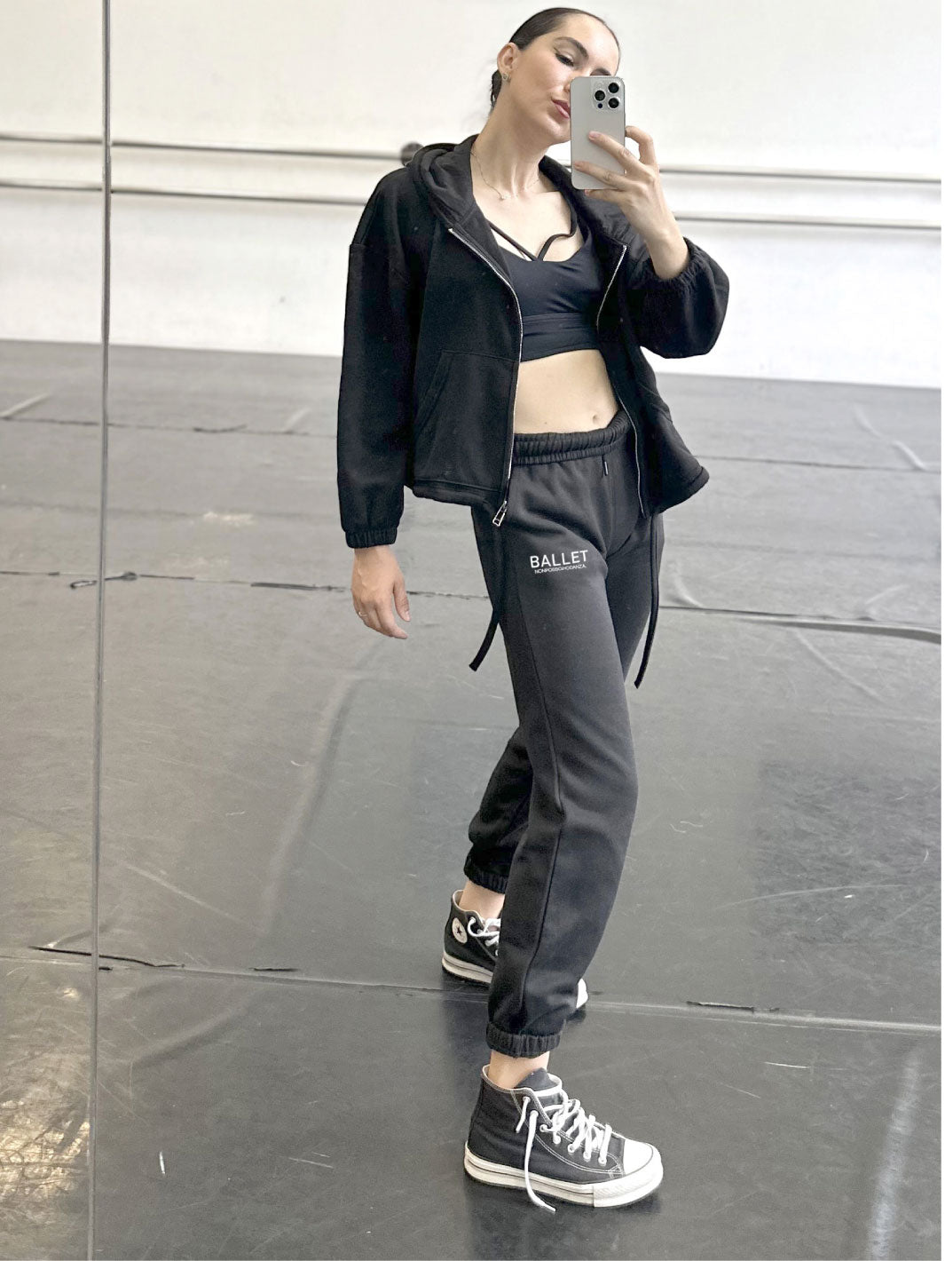 PANTALONE BALLET - REGULAR SIZE BLACK - Non Posso, Ho Danza.