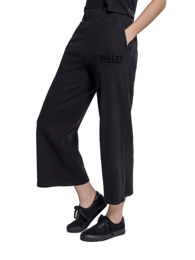 PANTALONE COULOTTE CROPPED BLACK - Non Posso, Ho Danza.