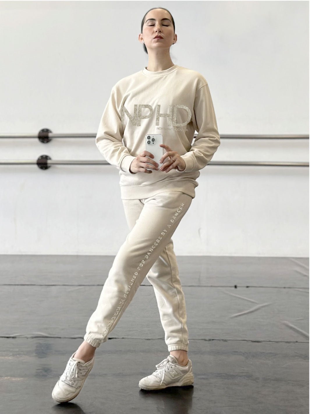 PANTALONE FELPA Fashion Sweat Light Stone - Non Posso, Ho Danza.