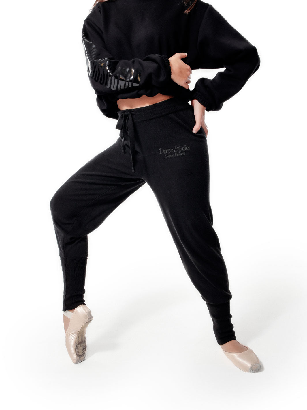 SARAH MENCONI • PANTA ACCADEMICO LANA LOGO DANCER - Non Posso, Ho Danza.