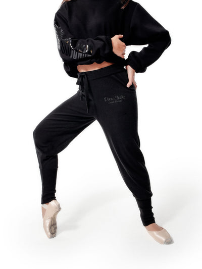 SARAH MENCONI • PANTA ACCADEMICO LANA LOGO DANCER - Non Posso, Ho Danza.