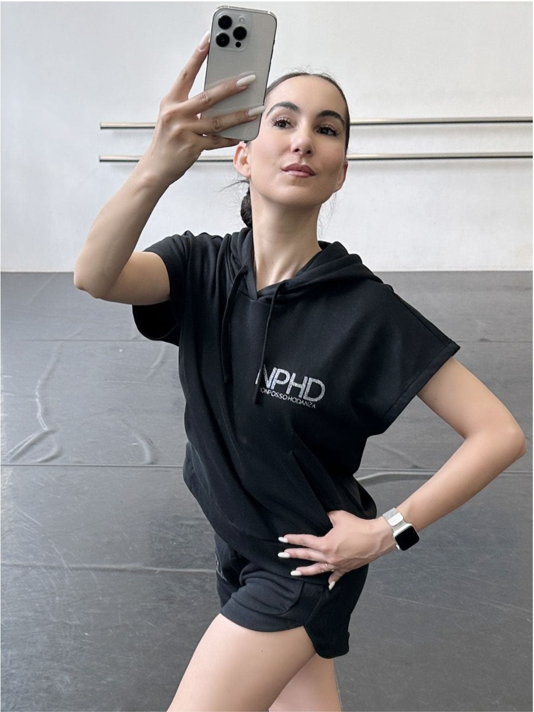 SHORT ESTIVO ACTIVITIES - BLACK - Non Posso, Ho Danza.