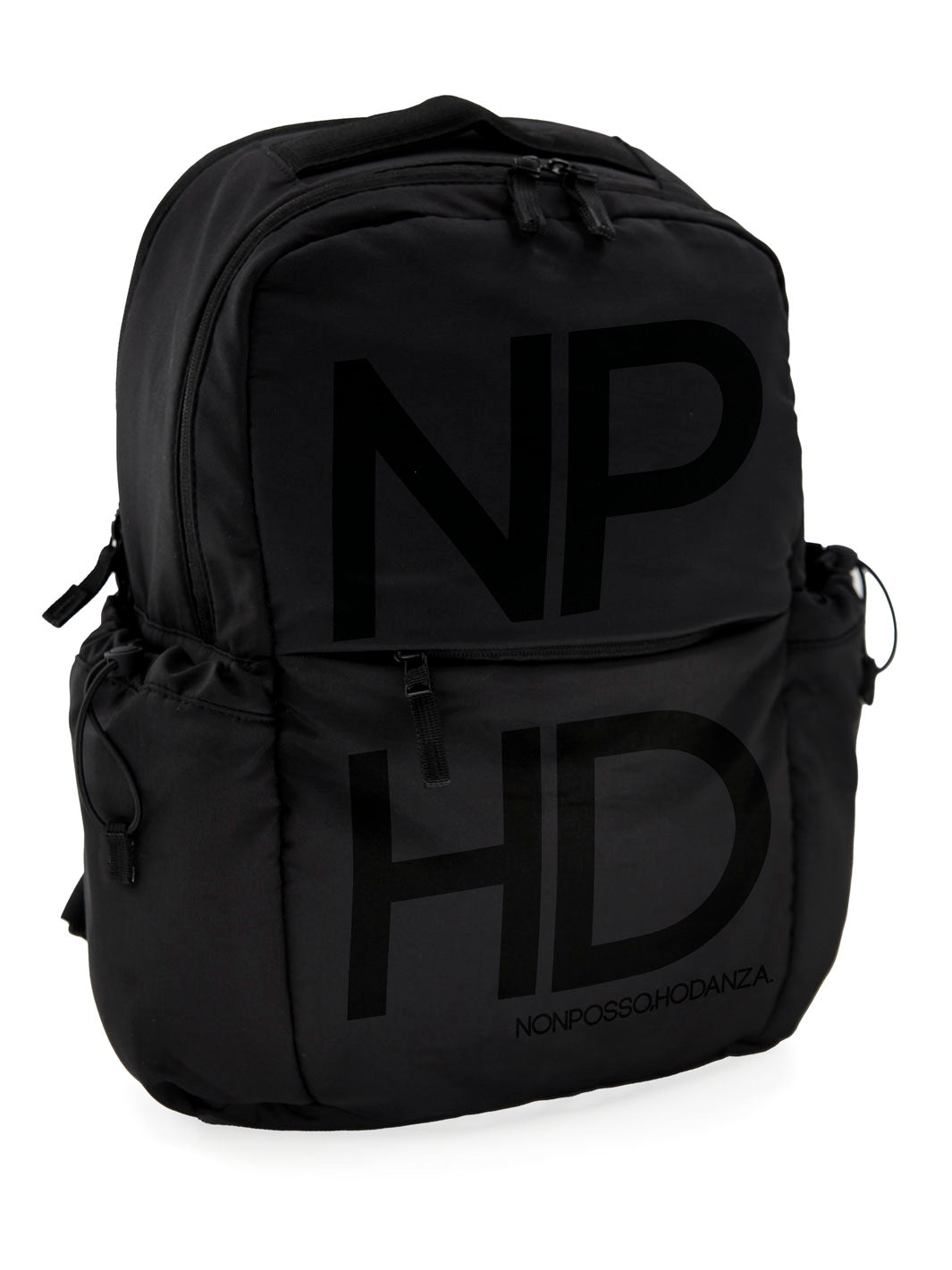 ZAINO PUFFY MULTITASKING NPHD BLACK PERSONALIZZABILE Non Posso