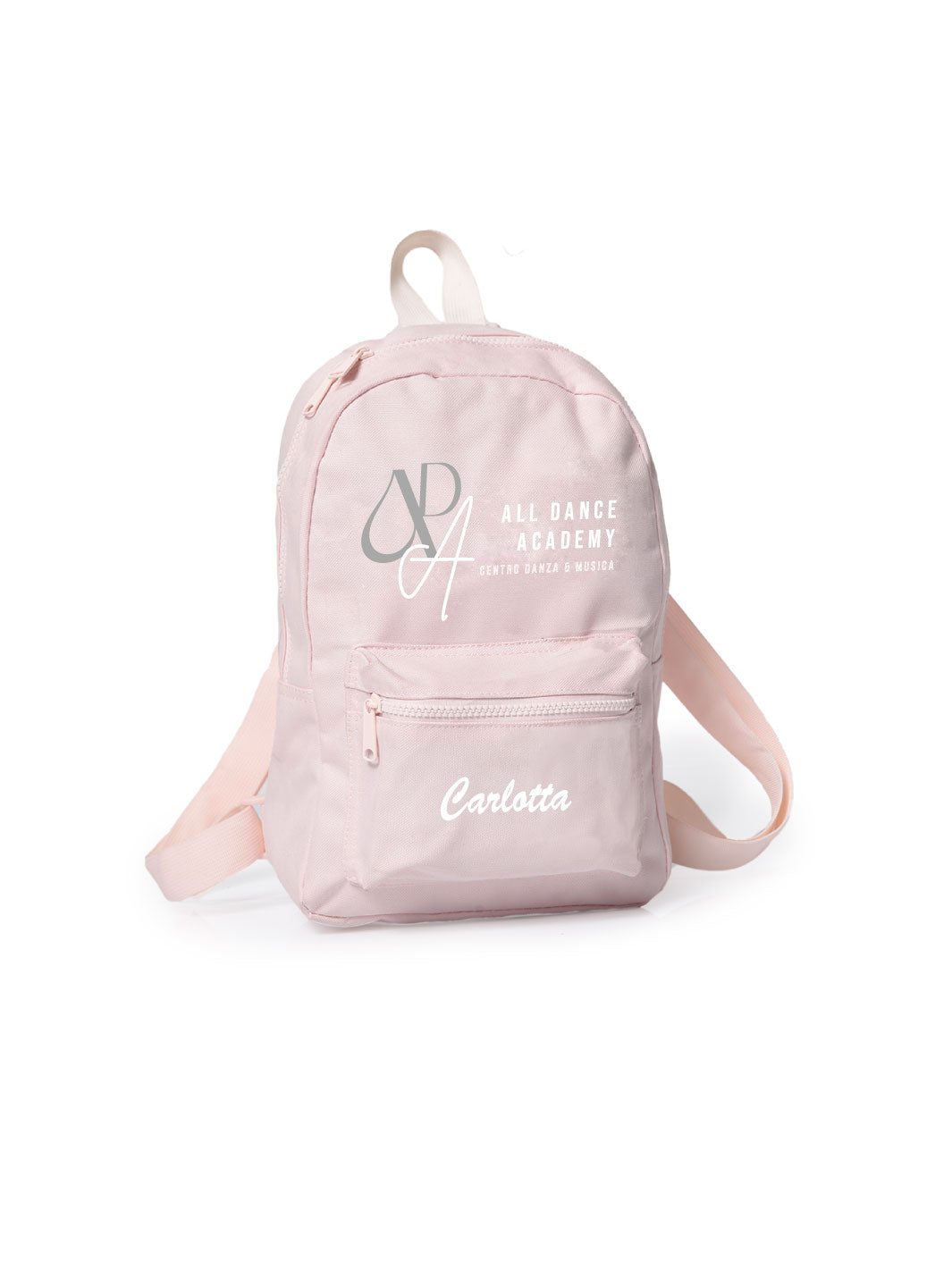 ALL DANCE ACADEMY • MINI ZAINO SCHOOL PERSONALIZZABILE - BLACK & SOFT ROSE