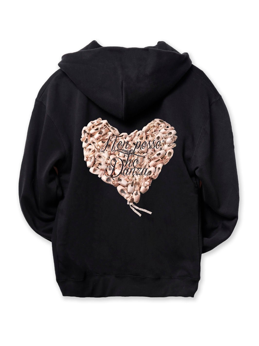 Felpa zip Cuore PERSONALIZZABILE - Non Posso, Ho Danza.